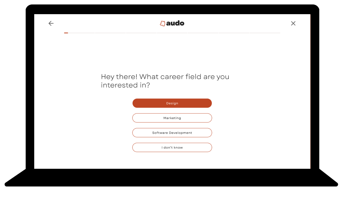 Audo Guide - Select Career Field
